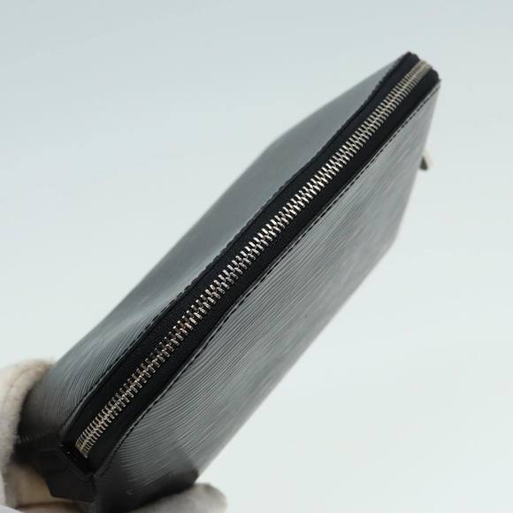 LOUIS VUITTON Epi Pochette Cosmetic PM Cosmetic Pouch Black M41348 LV Auth 84088 - Picture 5 of 16